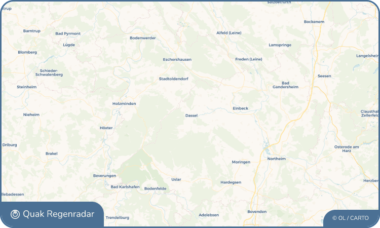 Quak Regenradar-Widget Dassel