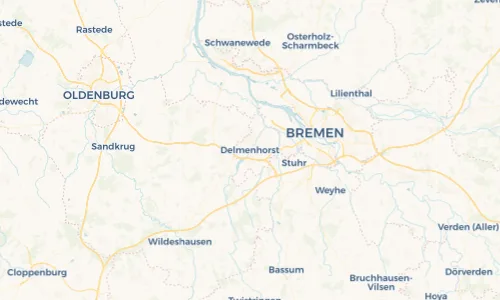 Regenradar Vorschaubild - Aktuelle Niederschläge in Delmenhorst und Umgebung