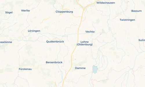 Regenradar Vorschaubild - Aktuelle Niederschläge in Dinklage und Umgebung