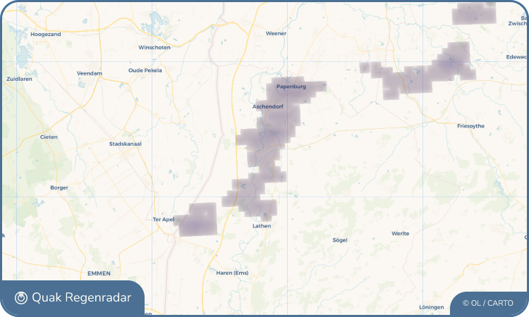 Quak Regenradar-Widget Dörpen