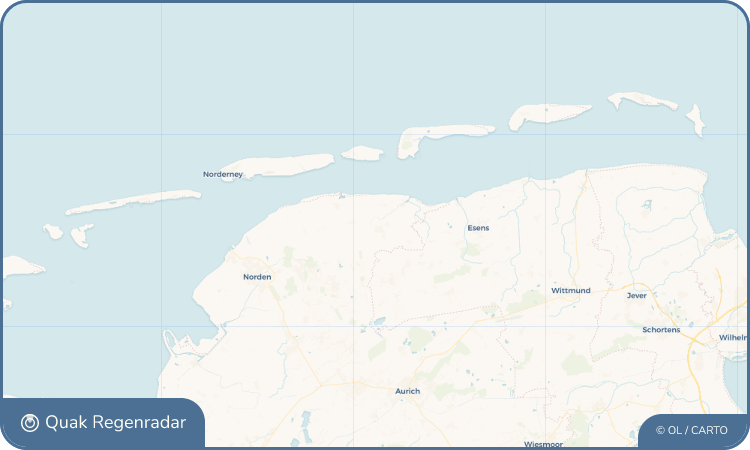 Quak Regenradar-Widget Dornum