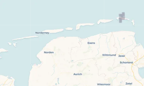 Regenradar Vorschaubild - Aktuelle Niederschläge in Dornum und Umgebung