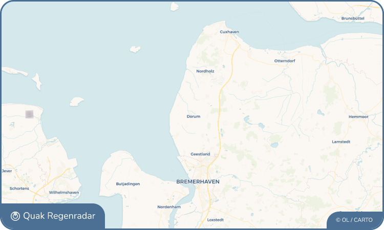 Regenradar-Widget für Dorum