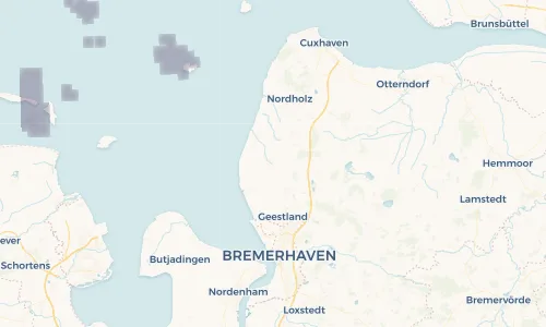 Regenradar Vorschaubild - Aktuelle Niederschläge in Dorum und Umgebung