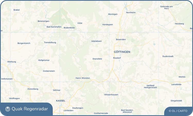Quak Regenradar-Widget Dransfeld