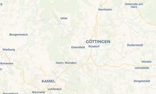 Regenradar Vorschaubild - Aktuelle Niederschläge in Dransfeld und Umgebung