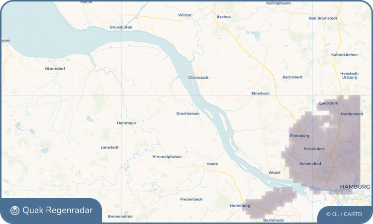 Quak Regenradar-Widget Drochtersen