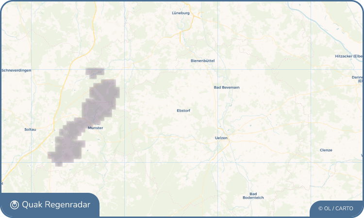 Regenradar-Widget für Ebstorf