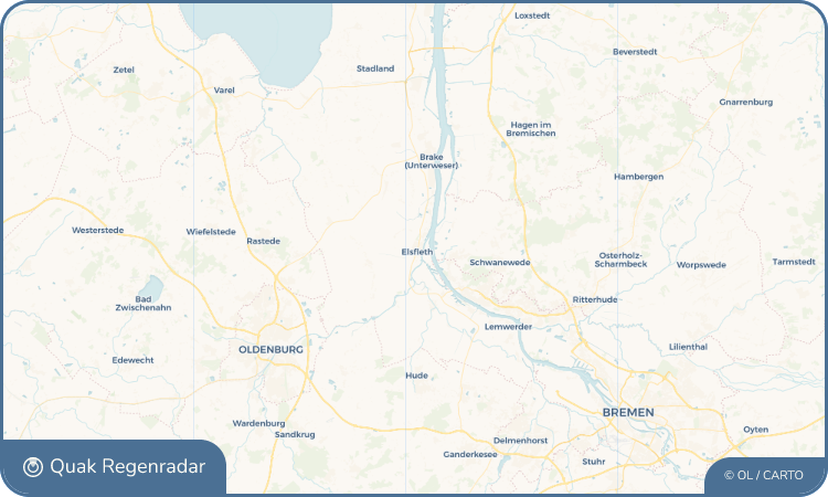 Regenradar-Widget für Elsfleth