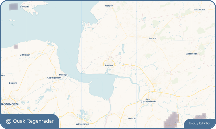Quak Regenradar-Widget Emden