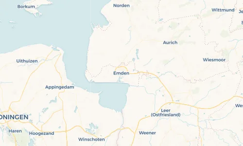 Regenradar Vorschaubild - Aktuelle Niederschläge in Emden und Umgebung
