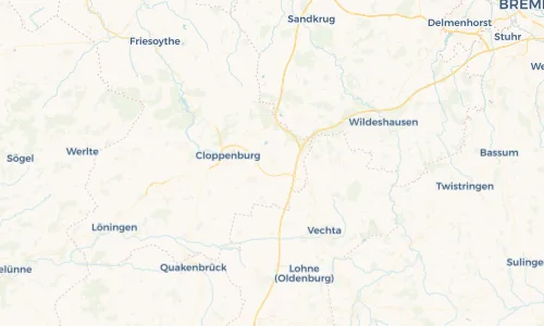 Regenradar Vorschaubild - Aktuelle Niederschläge in Emstek und Umgebung