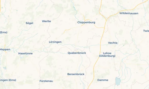 Regenradar Vorschaubild - Aktuelle Niederschläge in Essen (Oldenburg) und Umgebung