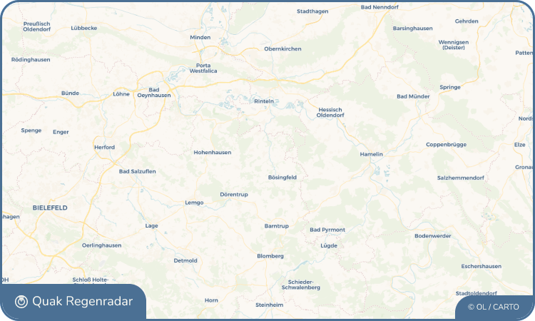 Quak Regenradar-Widget Extertal