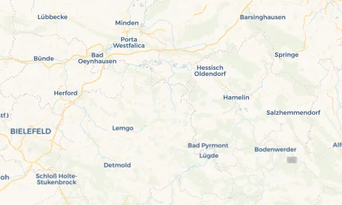 Regenradar Vorschaubild - Aktuelle Niederschläge in Extertal und Umgebung