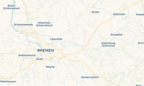 Regenradar Vorschaubild - Aktuelle Niederschläge in Fischerhude und Umgebung