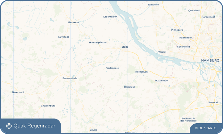 Regenradar-Widget für Fredenbeck