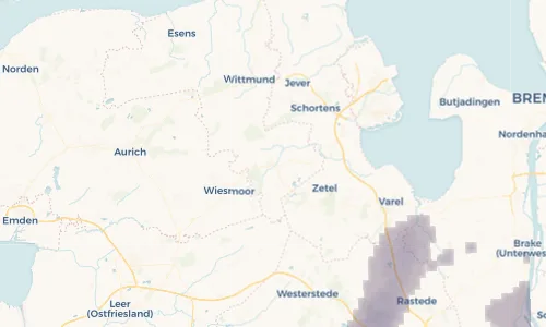 Regenradar Vorschaubild - Aktuelle Niederschläge in Friedeburg und Umgebung