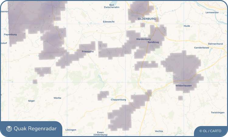 Regenradar-Widget für Garrel