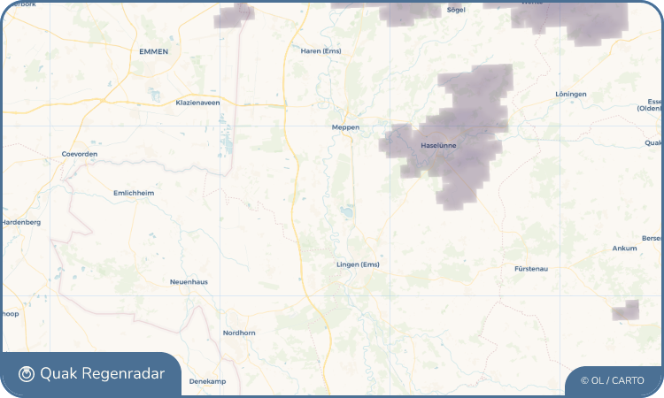 Regenradar-Widget für Geeste