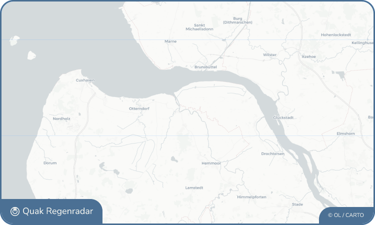 Regenradar-Widget für Geversdorf, Niederelbe
