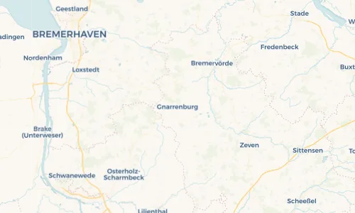 Regenradar Vorschaubild - Aktuelle Niederschläge in Gnarrenburg und Umgebung