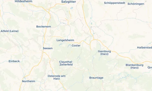 Regenradar Vorschaubild - Aktuelle Niederschläge in Goslar und Umgebung