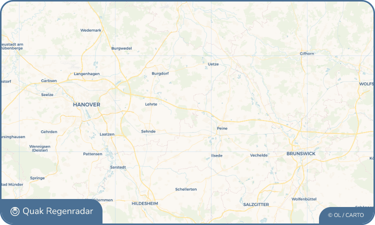 Regenradar-Widget für Hämelerwald