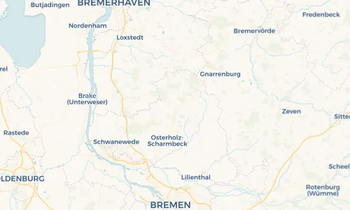 Regenradar Vorschaubild - Aktuelle Niederschläge in Hambergen und Umgebung
