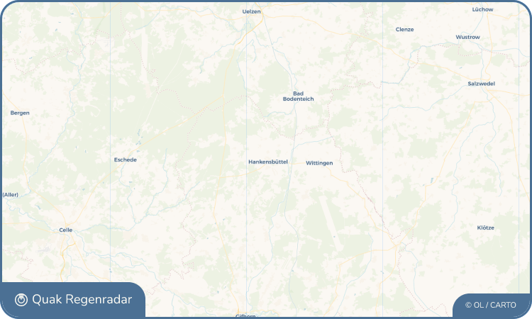Quak Regenradar-Widget Hankensbüttel