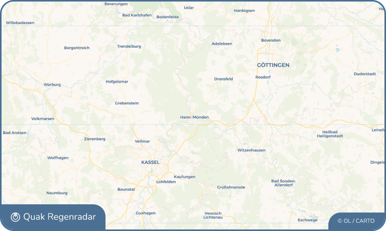 Quak Regenradar-Widget Hann. Münden