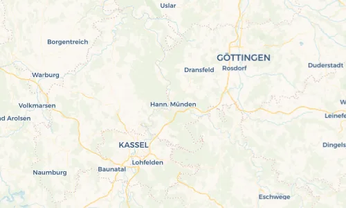 Regenradar Vorschaubild - Aktuelle Niederschläge in Hann. Münden und Umgebung