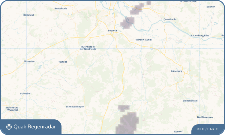 Regenradar-Widget für Hanstedt