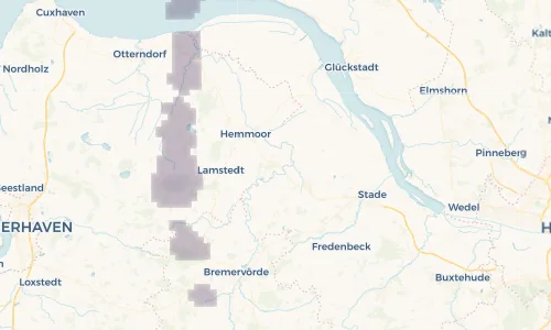 Regenradar Vorschaubild - Aktuelle Niederschläge in Hechthausen und Umgebung