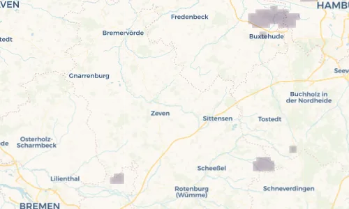 Regenradar Vorschaubild - Aktuelle Niederschläge in Heeslingen und Umgebung
