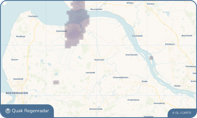Quak Regenradar-Widget Hemmoor