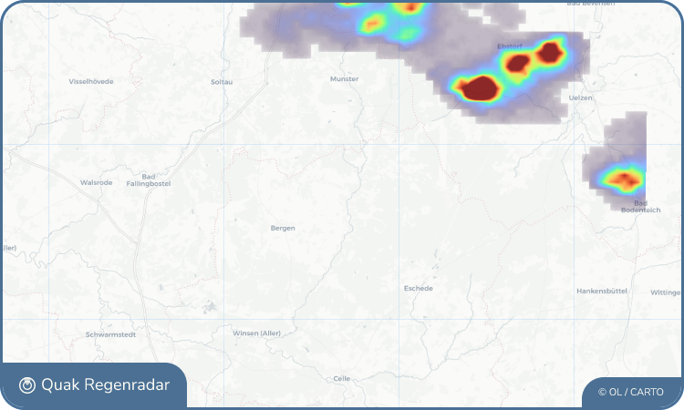 Regenradar-Widget für Hermannsburg