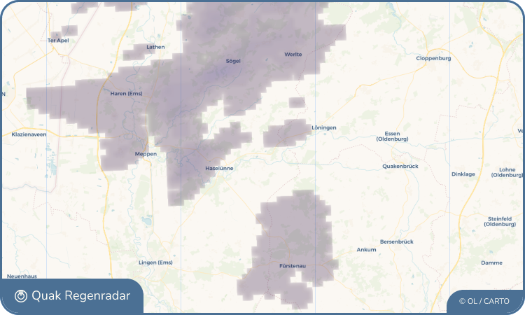 Quak Regenradar-Widget Herzlake