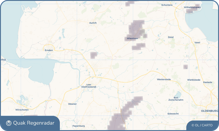 Quak Regenradar-Widget Hesel