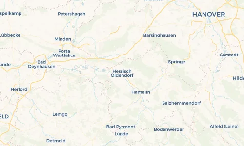 Regenradar Vorschaubild - Aktuelle Niederschläge in Hessisch Oldendorf und Umgebung