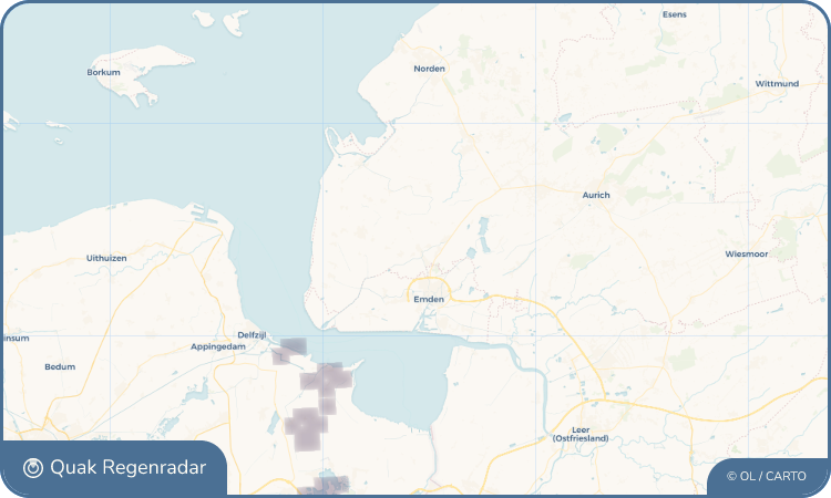 Regenradar-Widget für Hinte