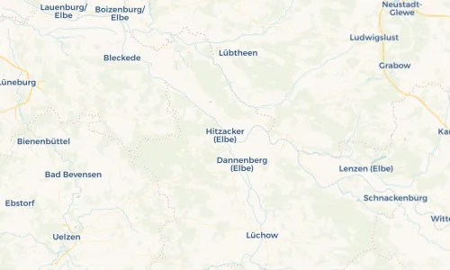 Regenradar Vorschaubild - Aktuelle Niederschläge in Hitzacker (Elbe) und Umgebung