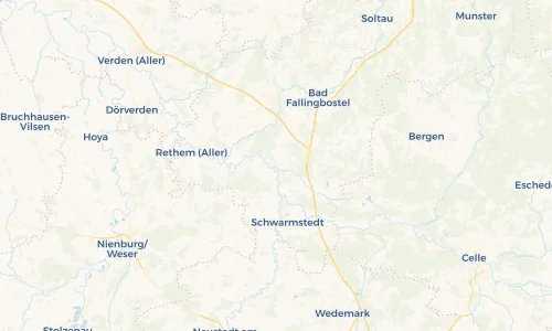 Regenradar Vorschaubild - Aktuelle Niederschläge in Hodenhagen und Umgebung