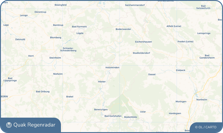 Quak Regenradar-Widget Holzminden