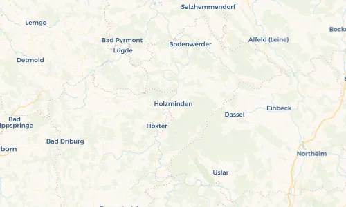 Regenradar Vorschaubild - Aktuelle Niederschläge in Holzminden und Umgebung