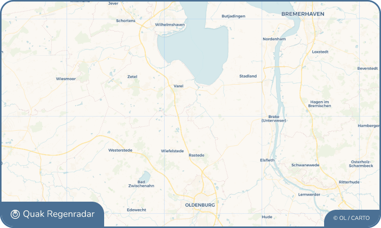 Regenradar-Widget für Jaderberg