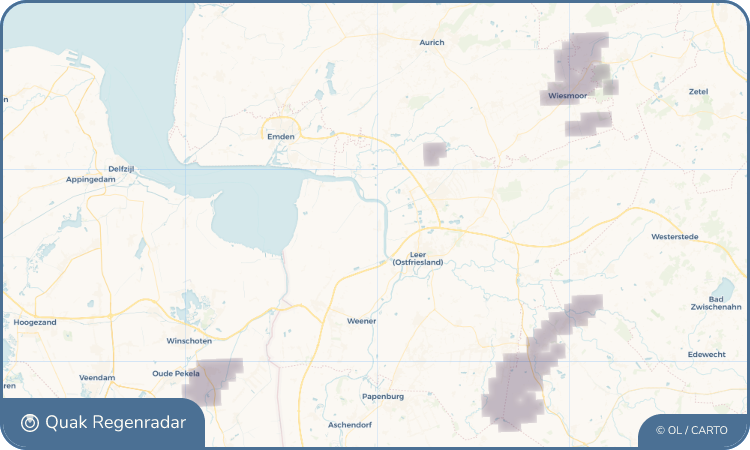 Quak Regenradar-Widget Jemgum