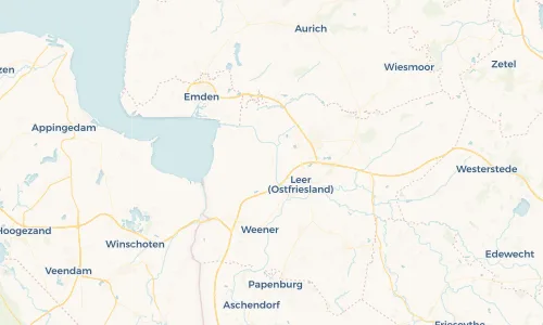 Regenradar Vorschaubild - Aktuelle Niederschläge in Jemgum und Umgebung