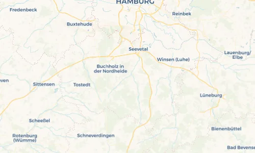 Regenradar Vorschaubild - Aktuelle Niederschläge in Jesteburg und Umgebung
