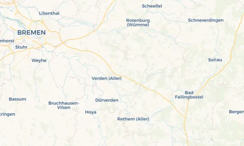 Regenradar Vorschaubild - Aktuelle Niederschläge in Kirchlinteln und Umgebung
